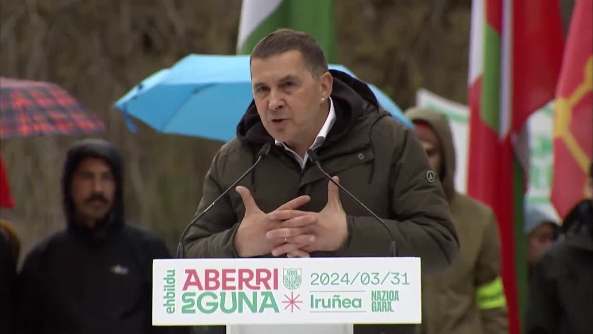 Otegi (EH Bildu): "La independencia no llegará si no llegamos antes a los gobiernos"