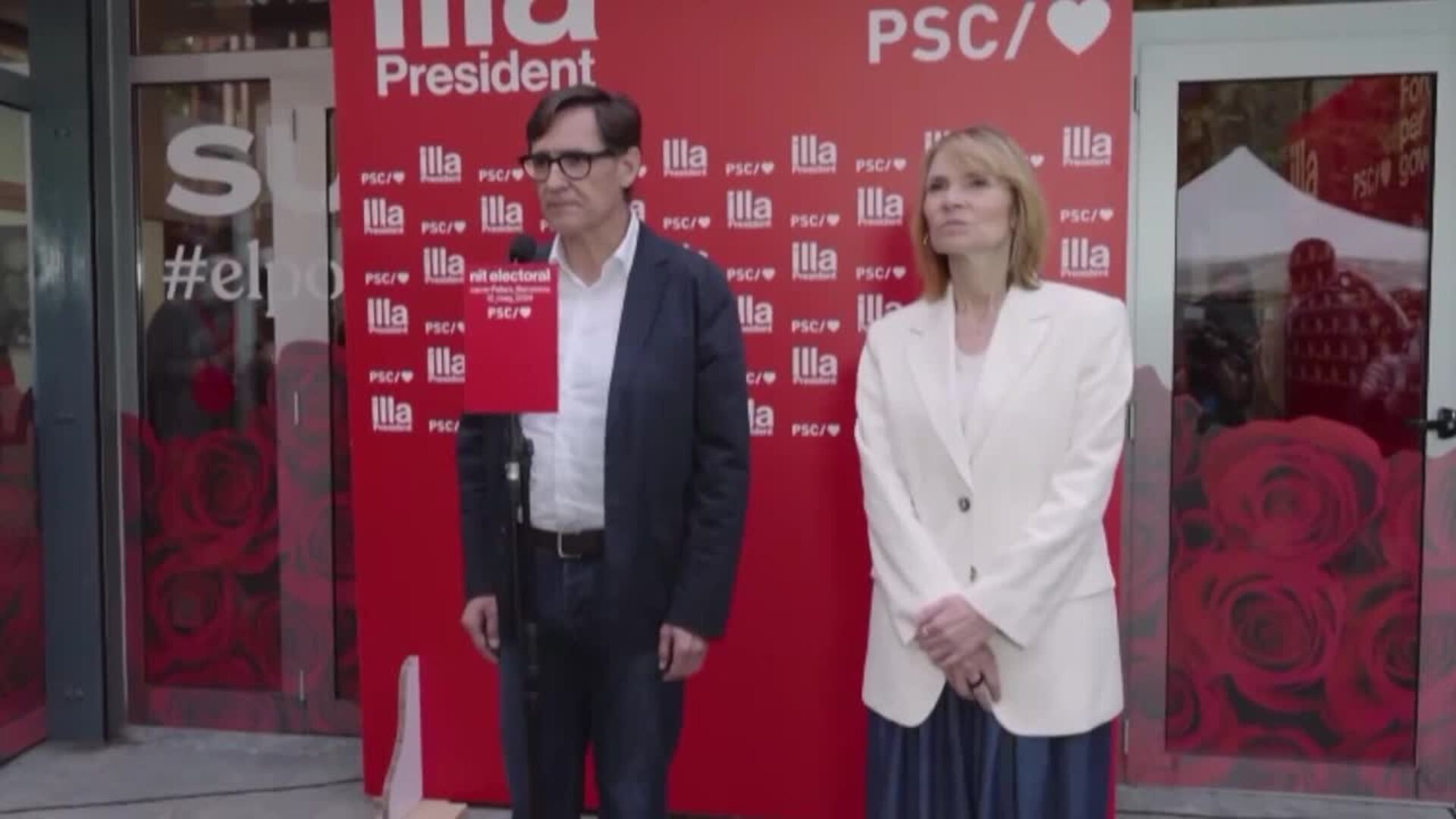 Illa llega a la sede electoral del PSC con "buenas sensaciones"