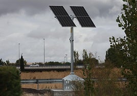 Radar de tramo colocado en la rotonda de E.Lecrerc