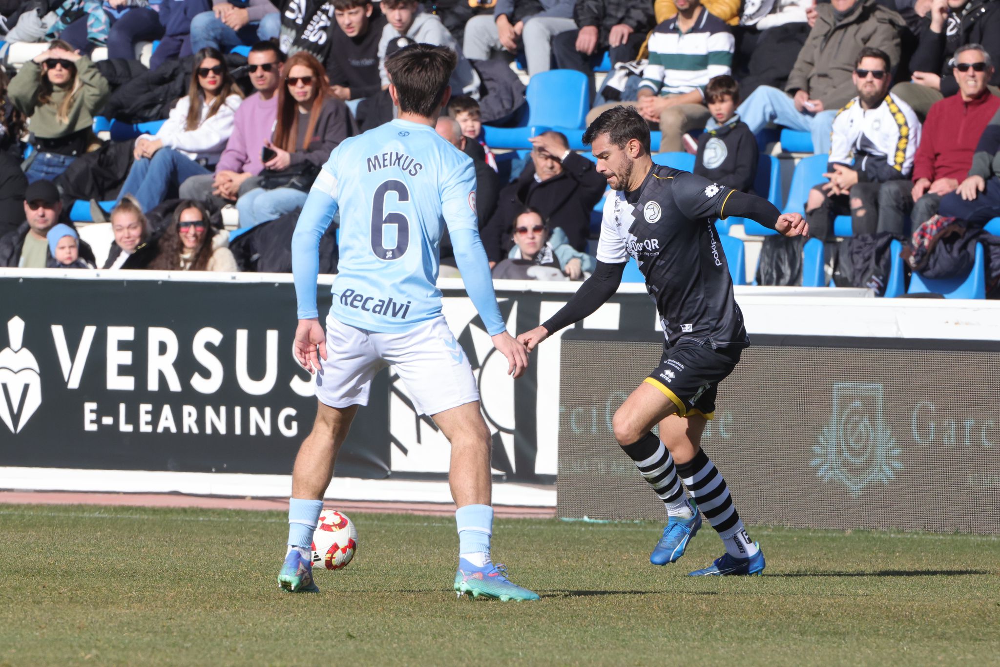 El partido entre el Unionistas y el Celta B, en imágenes