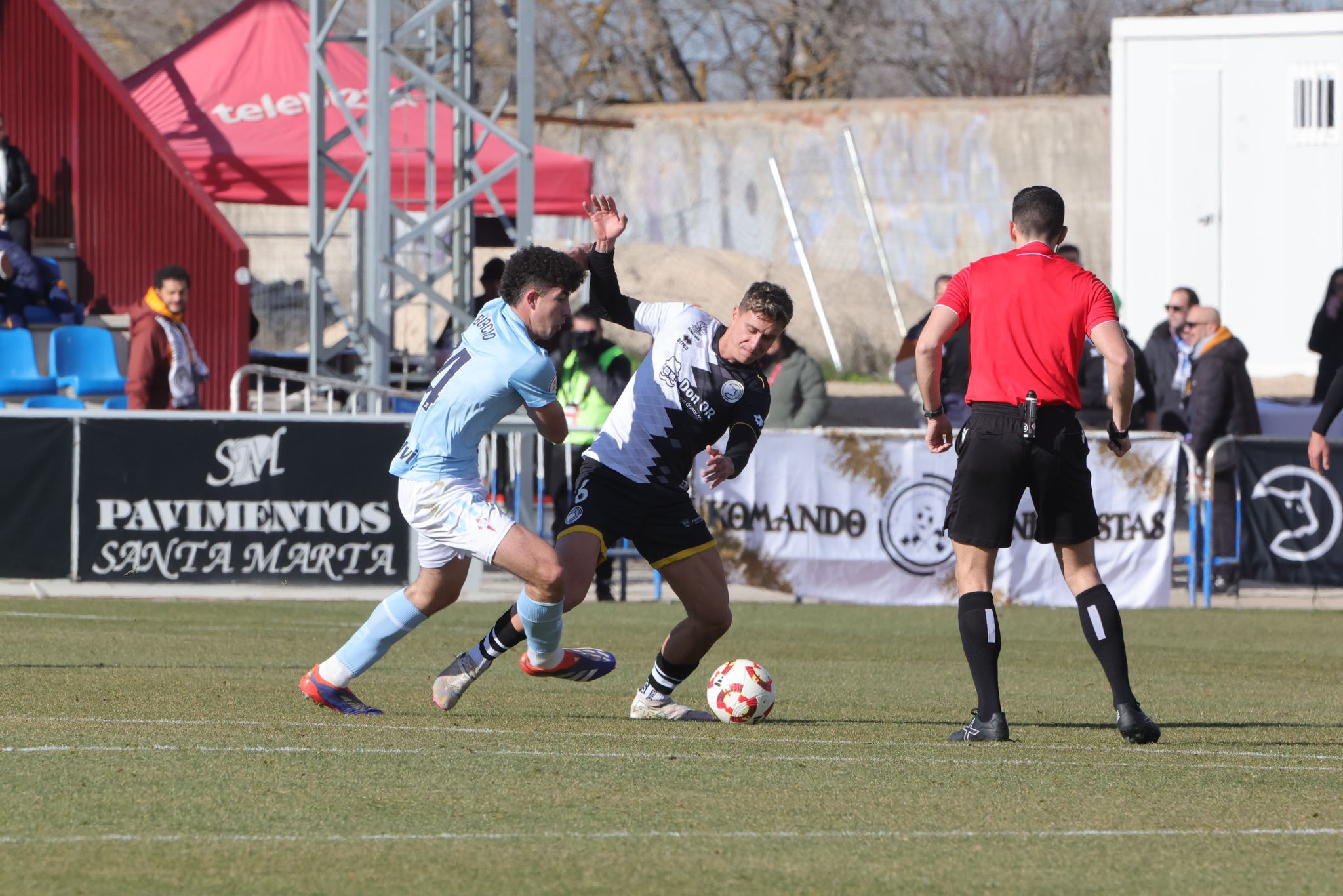 El partido entre el Unionistas y el Celta B, en imágenes