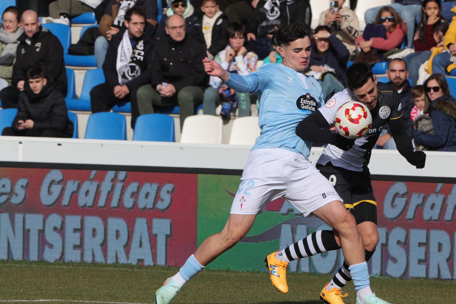 El partido entre el Unionistas y el Celta B, en imágenes