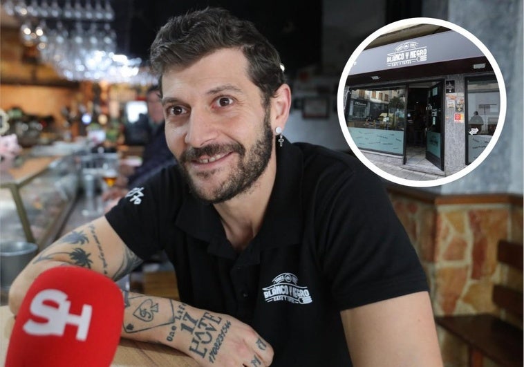 Fran Santos, propietario del Bar Blanco y Negro.