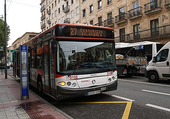 Autobús metropolitano en una imagen de archivo