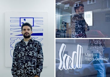 El arte del 'scroll', el artista salmantino que trabaja congelando los movimientos