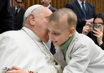 María Caamaño, en audiencia con el Papa: «Es una pasada»