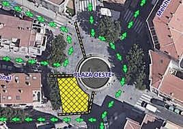 Corte de tráfico en Plaza del Oeste