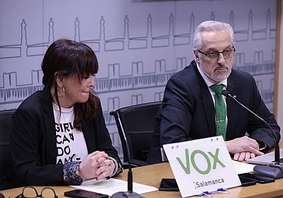 Alejandro Pérez de la Sota y María Carpio, exmiembros de Vox.