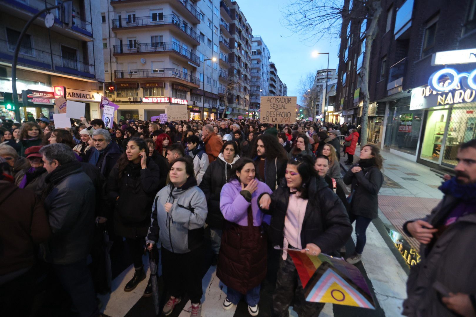 Las imágenes de la manifestación del 8M en Salamanca