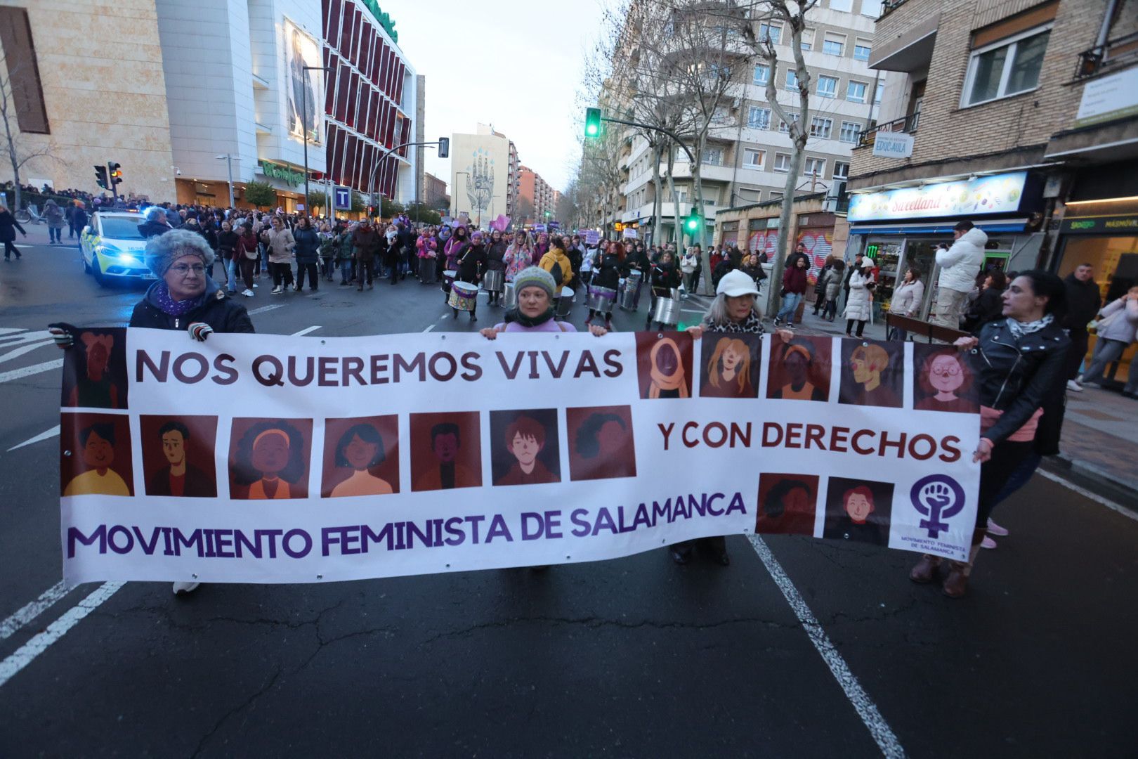 Las imágenes de la manifestación del 8M en Salamanca
