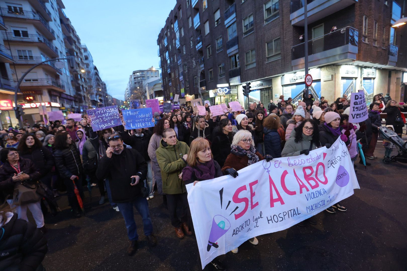 Las imágenes de la manifestación del 8M en Salamanca