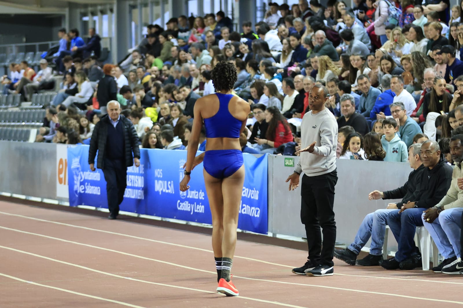 En imágenes, el I Trofeo de Atletismo Ciudad de Salamanca en Pista Cubierta