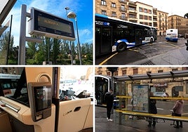 Algunos de los servicios del autobús urbano en Salamanca