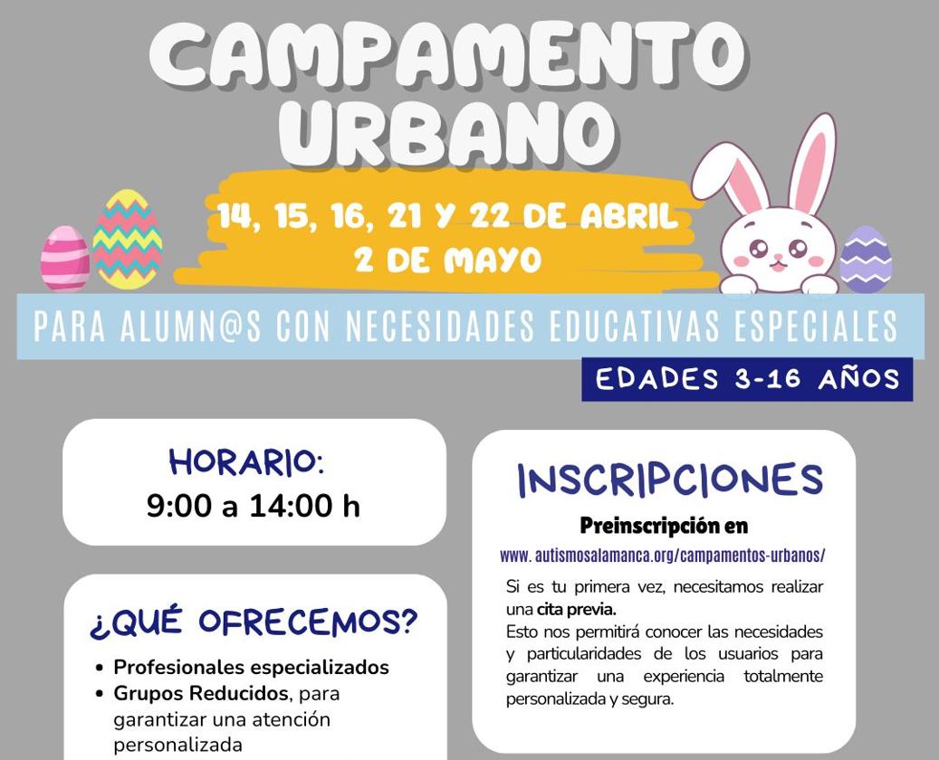Ariadna Salamanca pone en marcha campamentos urbanos para niños con necesidades especiales