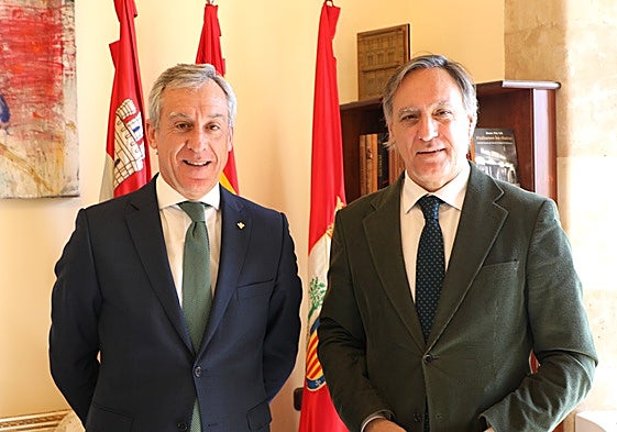 El presidente de Eurocaja Rural y el alcalde de Salamanca