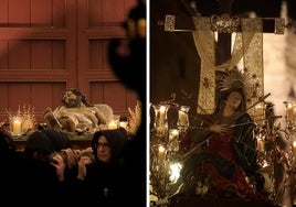 Santísimo Cristo de la Liberación y la Virgen de los Dolores.