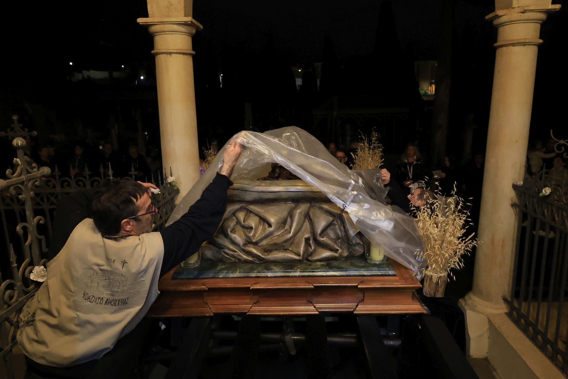 El Cristo de la Liberación llega a Fonseca arropado por los fieles