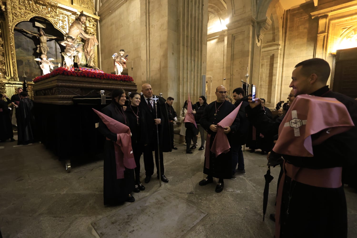 Jesús Flagelado recorre una Salamanca aterida por el frío