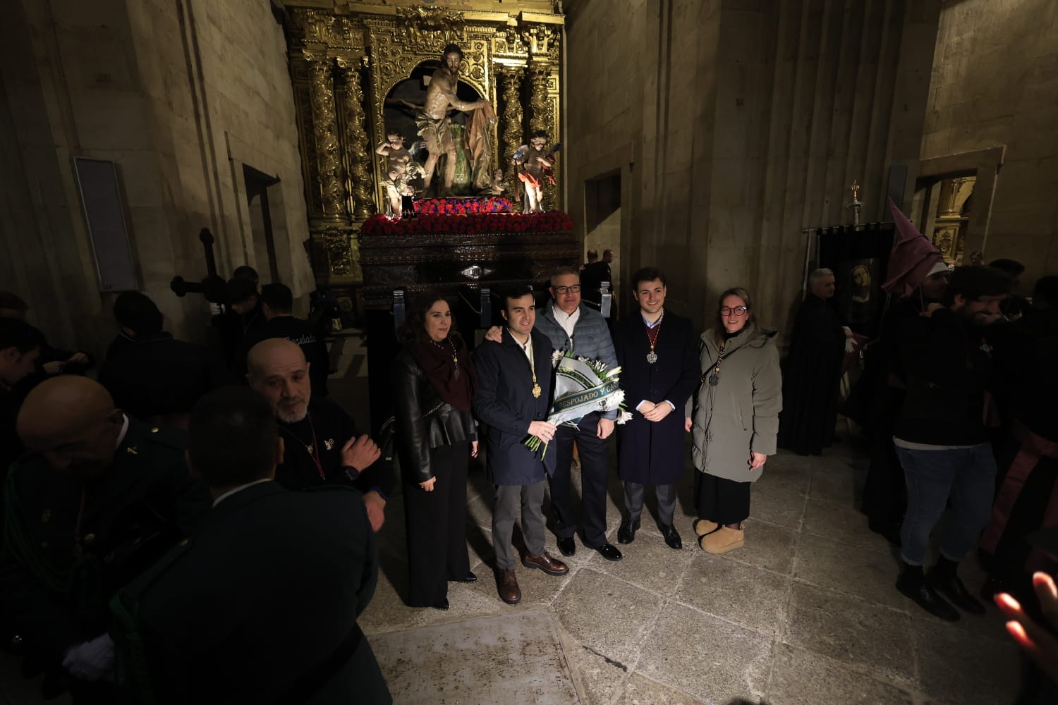 Jesús Flagelado recorre una Salamanca aterida por el frío