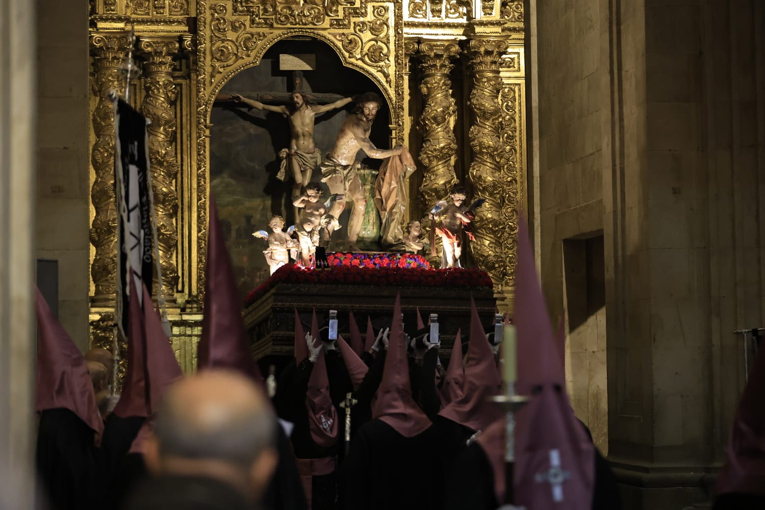 Jesús Flagelado recorre una Salamanca aterida por el frío