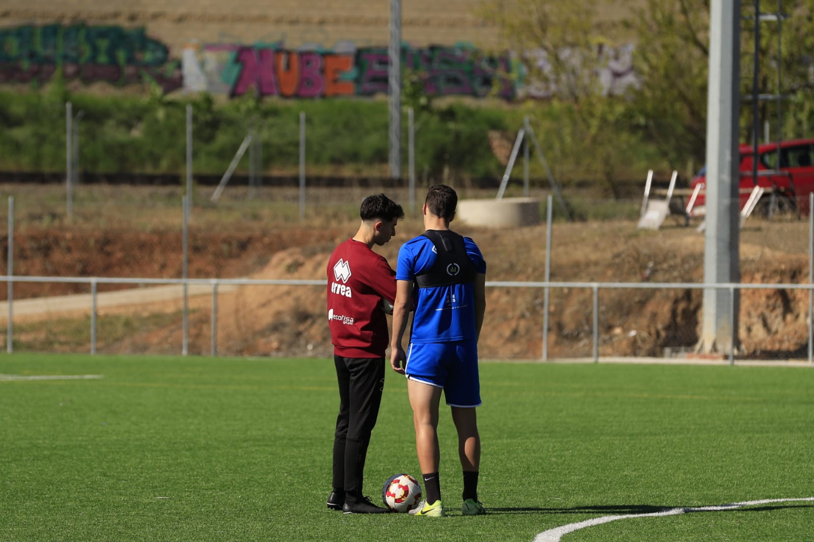 Primer equipo y afición comparten fuerzas antes del Unionistas-Arenteiro