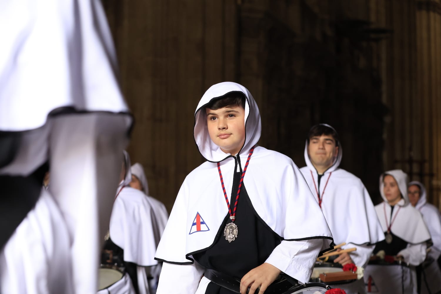 La lluvia respeta el Jueves Santo de Salamanca con el Vía Crucis desde la Catedral