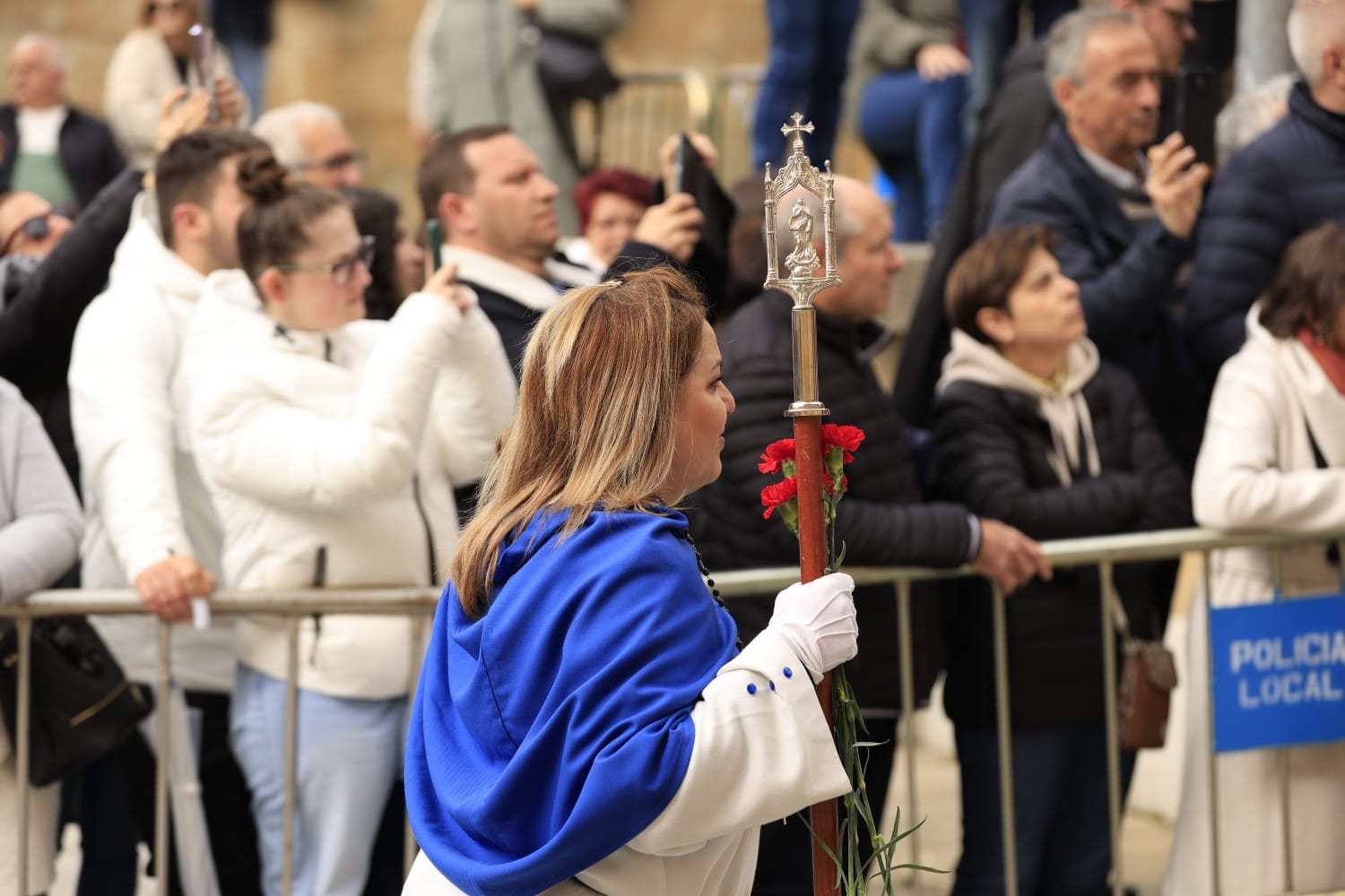 El Encuentro de Resurrección pone un solemne broche final a la Semana Santa salmantina