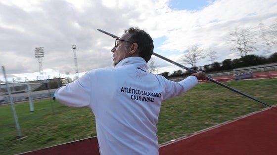 El atleta de Salamanca dedicado a la jabalina que estrenó Montjuic antes de los Juegos