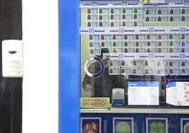 Un despacho de lotería en Salamanca.
