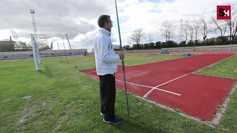 El atleta de Salamanca dedicado a la jabalina que estrenó Montjuic antes de los Juegos