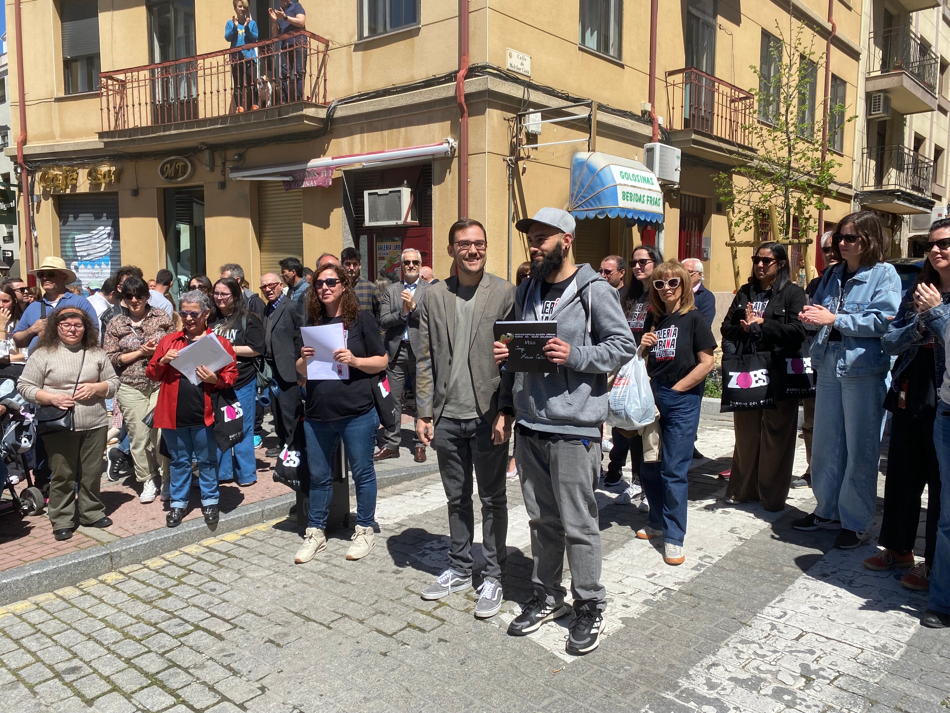 Los nuevos murales que forman parte de la Galería Urbana del Oeste en Salamanca