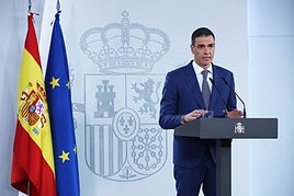 El presidente del Gobierno, Pedro Sánchez.