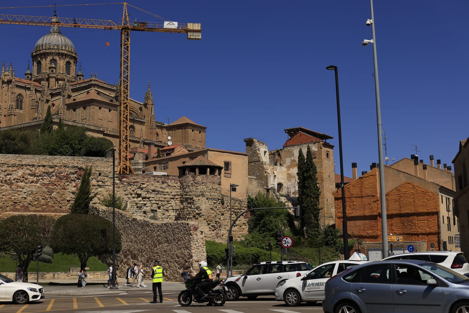 En imágenes, la Salamanca paralizada por el histórico apagón