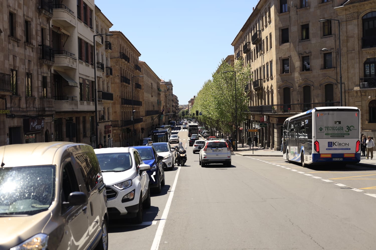 En imágenes, la Salamanca paralizada por el histórico apagón