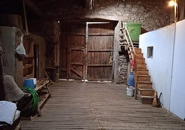 El acceso por lo que eran las cuadras.