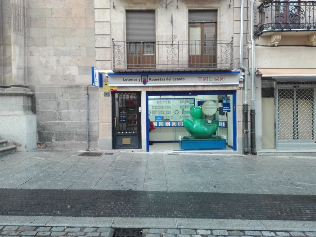 La Ranita de Salamanca valida un boleto acertante de la primitiva