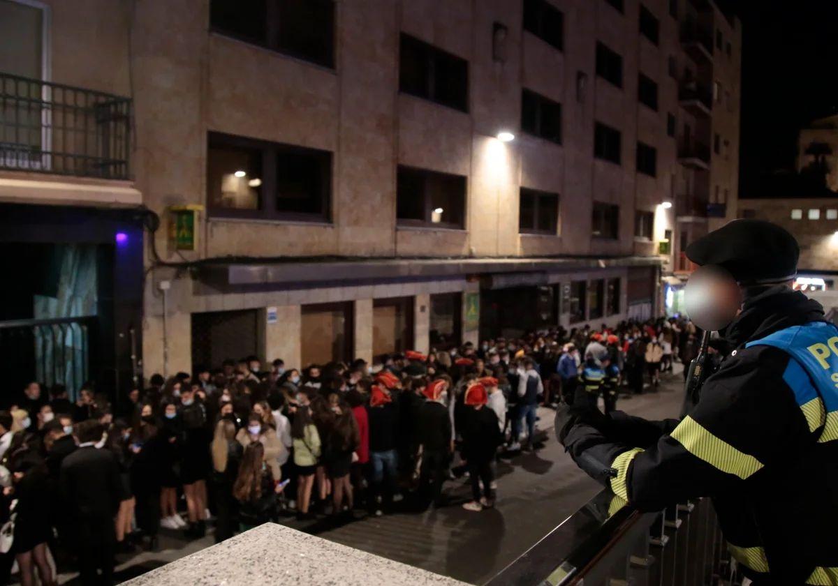 La Policía Local vigila en la conocida zona de ocio.