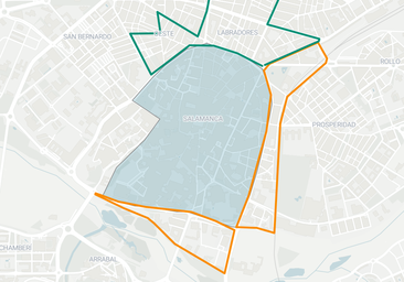 La zona azul se amplía a 35 calles más y acaba con los últimos reductos para aparcar gratis en el centro