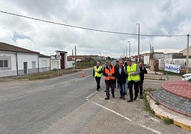 Travesía de Macotera en el inicio de las obras