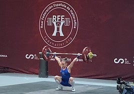 Marta García logra la mínima para el Campeonato del Mundo de halterofilia