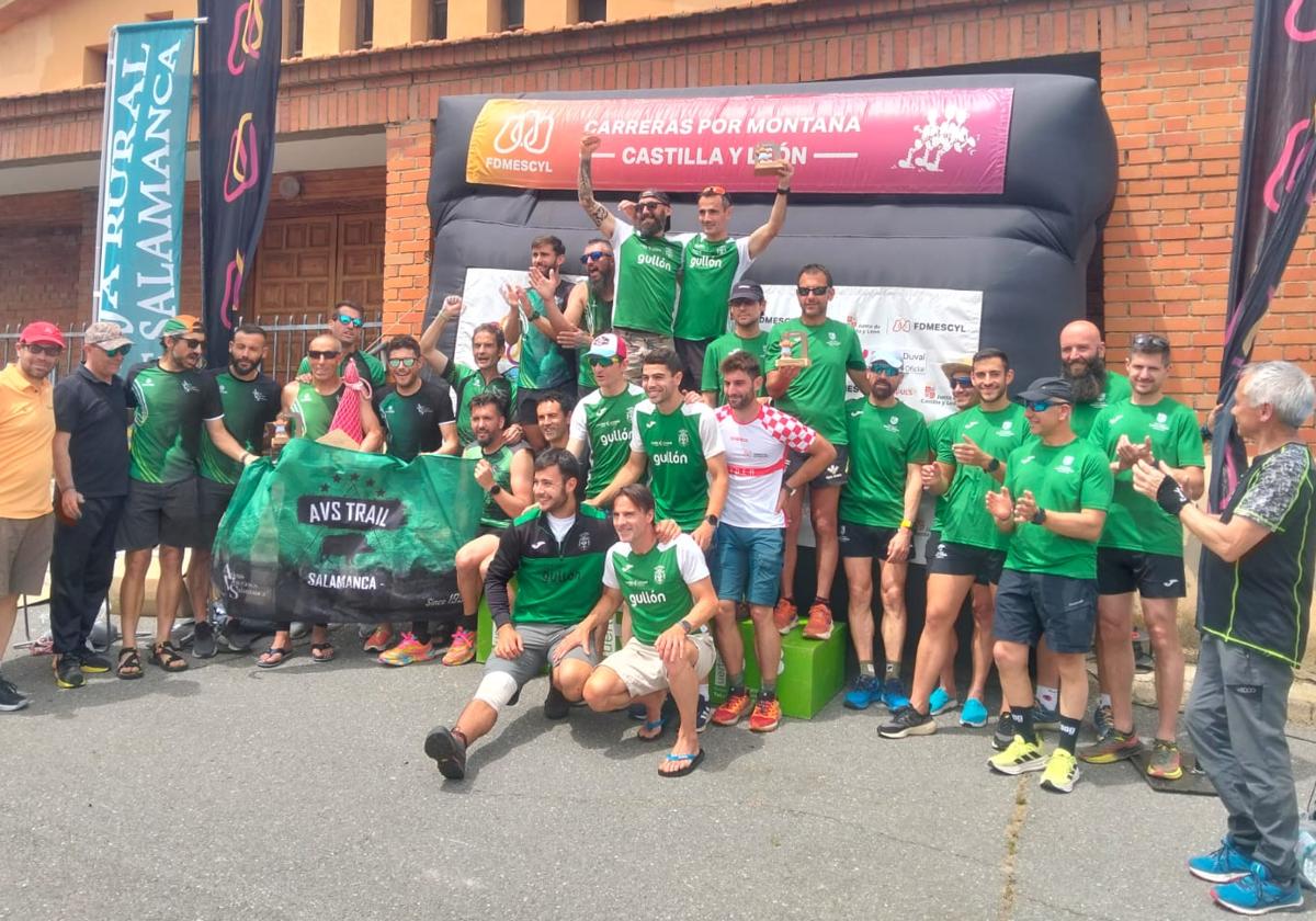 Atletas Veteranos Salamanca brilla en el regional de carreras por montaña