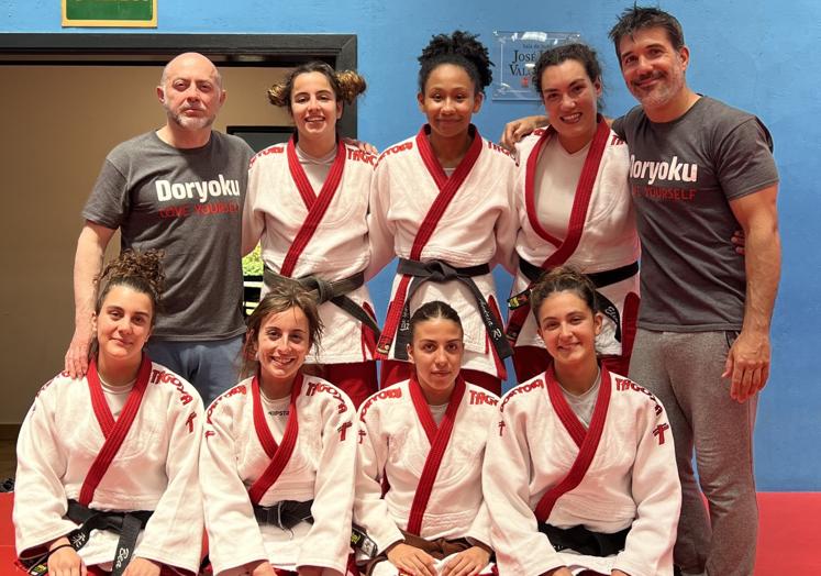El equipo femenino.