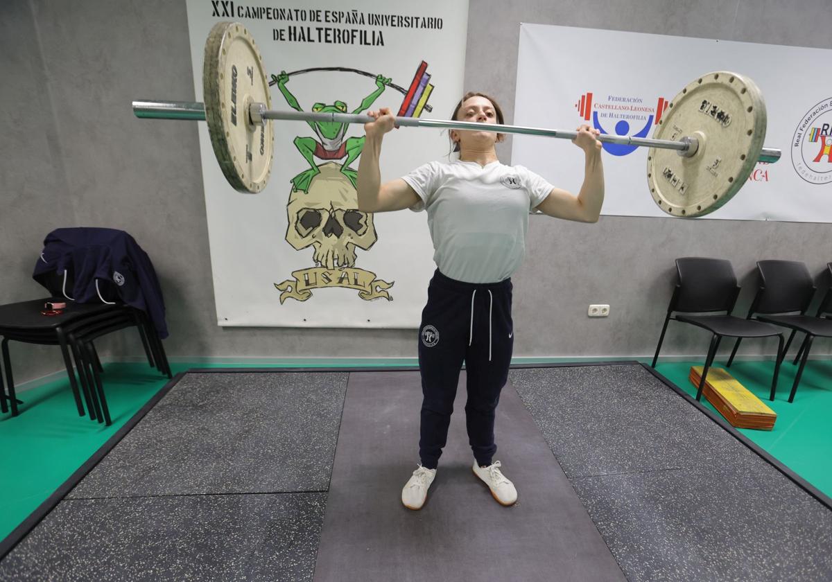 Marta García Rincón, la gran favorita en el próximo Campeonato de España Absoluto de Halterofilia