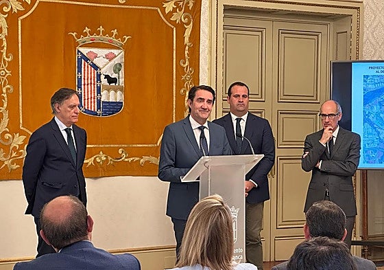 Juan Carlos Suárez-Quiñones explica el proyecto.