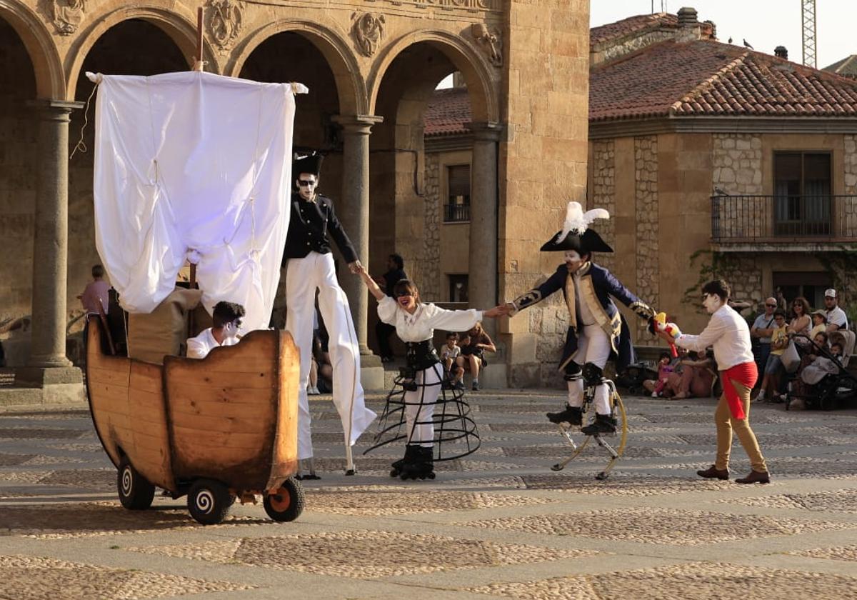 Salamanca, a bordo del Navalia en su estreno absoluto