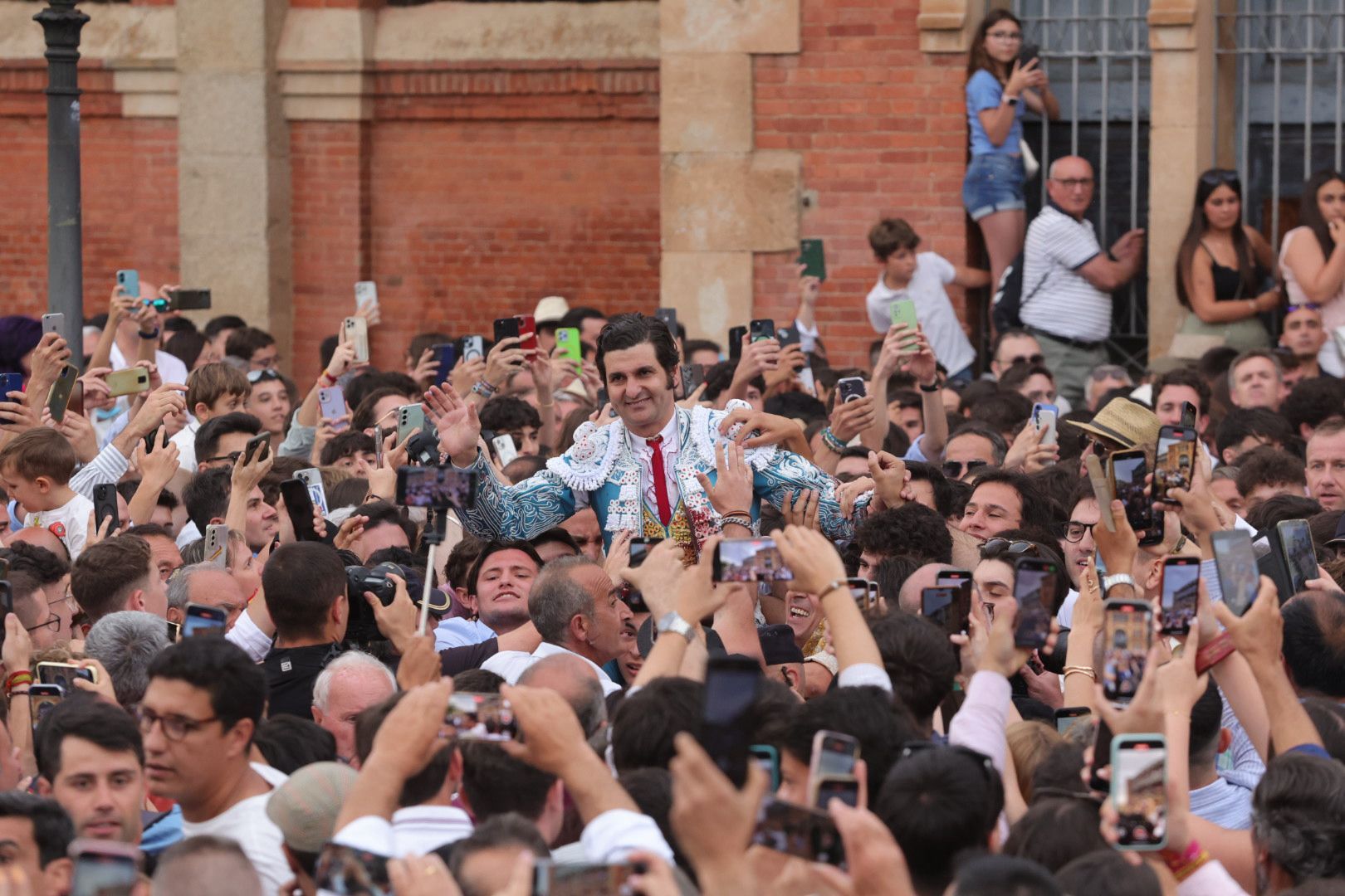 La histórica puerta grande de Morante en La Glorieta, en imágenes