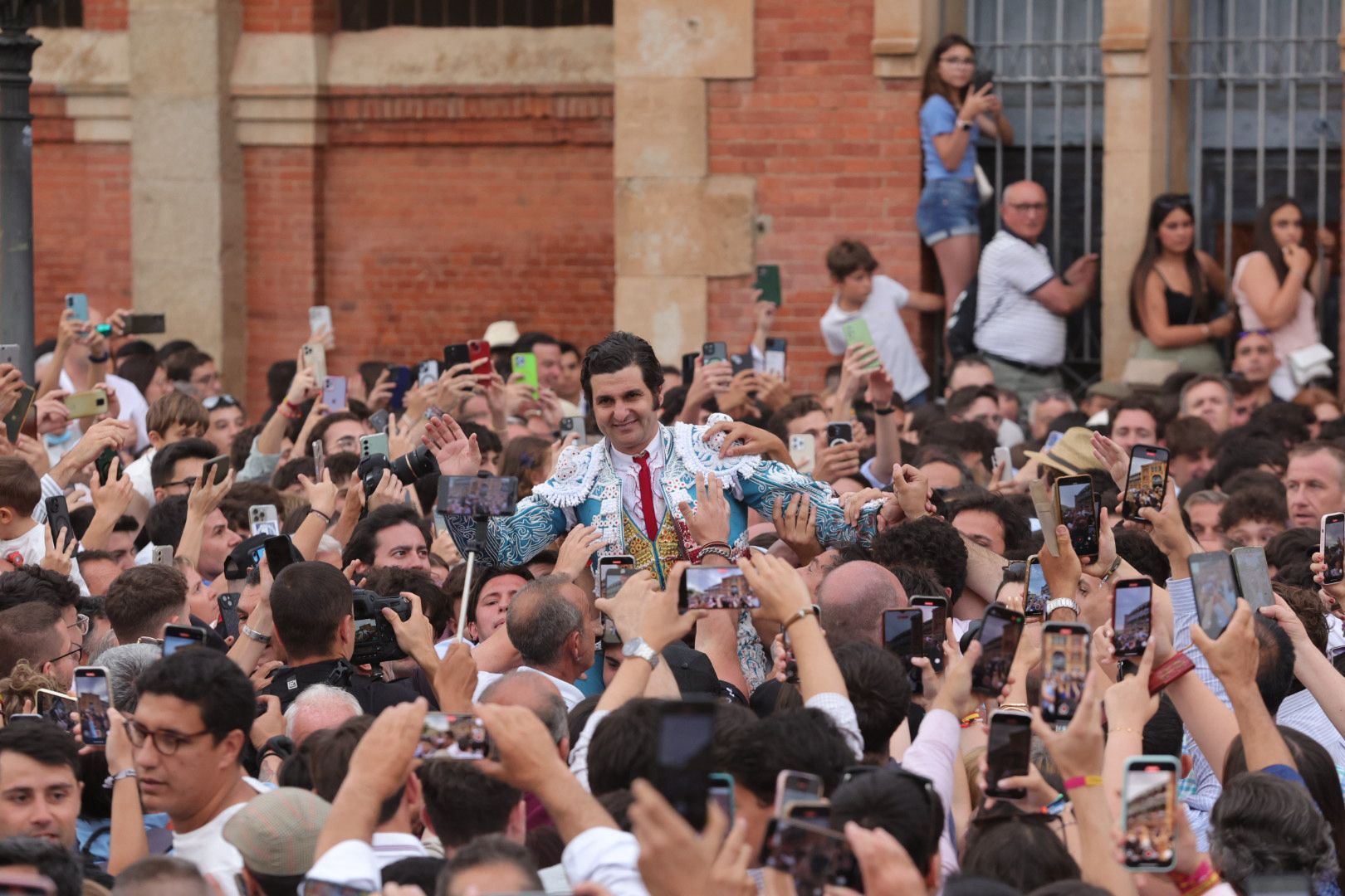 La histórica puerta grande de Morante en La Glorieta, en imágenes