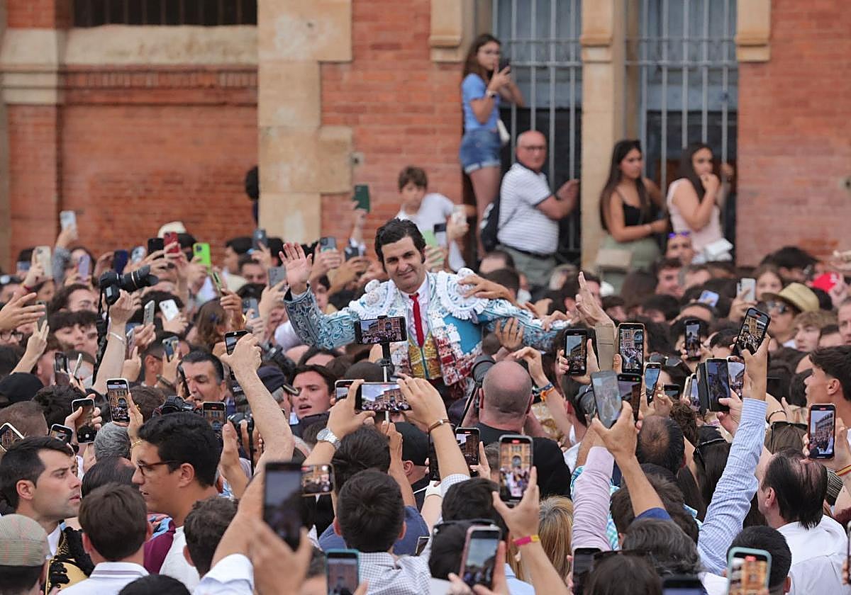 La histórica puerta grande de Morante en La Glorieta, en imágenes