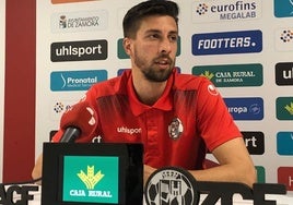 Coque, es su etapa como jugaor del Zamora CF.