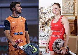 Enrique y Carmen Goenaga, hermanos salmantinos profesionales en Premier Pádel.